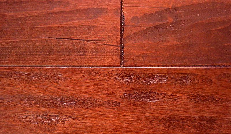 Birch Prefinished Engineered Distressed Hardwood Flooring Photo