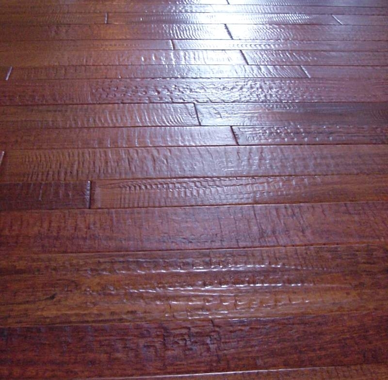 Camelot Collection Brazilian Cherry Hand Scraped Hardwood Flooring Photo #9